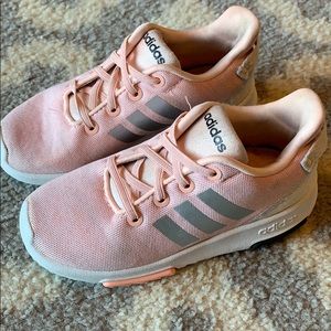 Adidas light pink running shoes toddler size 9